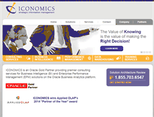 Tablet Screenshot of iconomics-inc.com